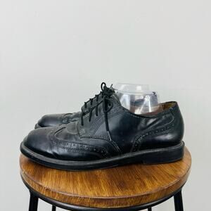 Chancellors Black Leather Oxford Dress Shoes Men’s Size 8.5